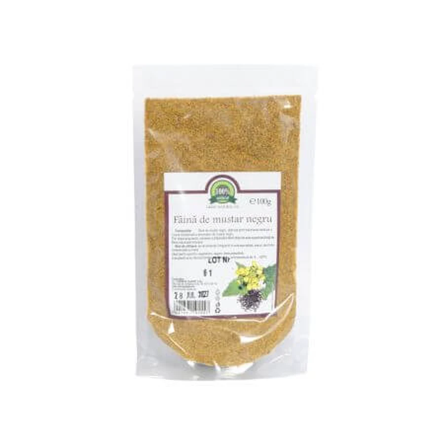 Black mustard flour, 100 g, Green Natural Oil