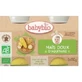 Purée de maïs doux bio, +6 mois, 2x 130g, BabyBio