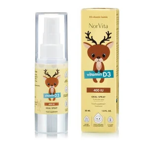 Vitamin D3 400 IU for infants and children, 30 ml, Norvita
