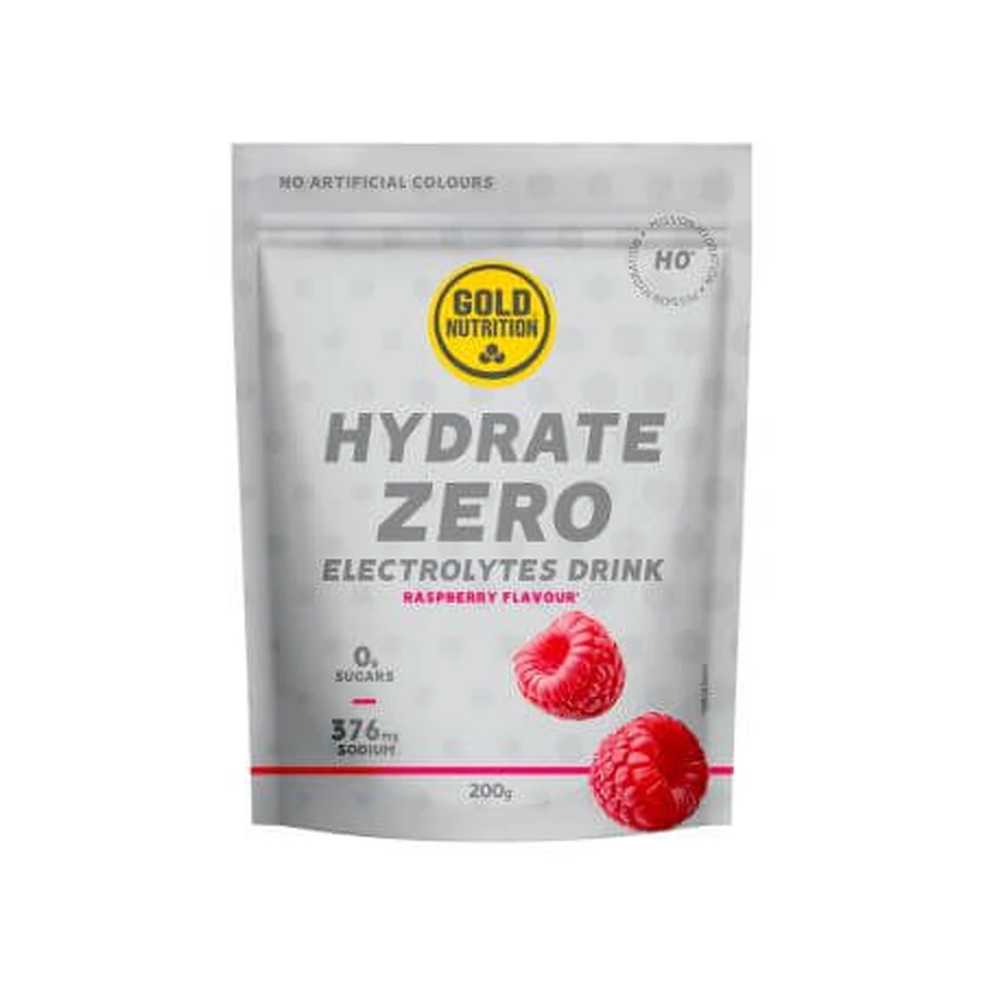 Isotonic drink Hydrate Zero H0, Raspberry, 200 g, Gold Nutrition