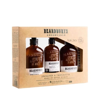 Set de soins du visage spray + élixir + après-rasage, Beardburys Essentials
