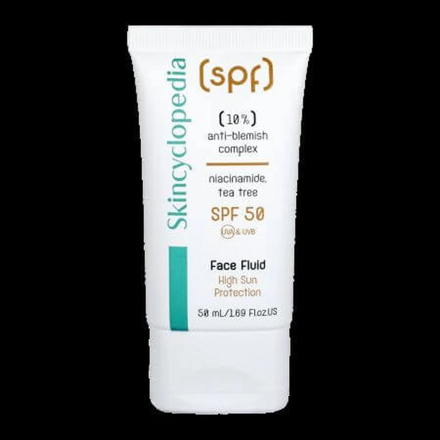 Gesichtscreme mit SPF 50 für unreine Haut, 50 ml, Skincyclopedia