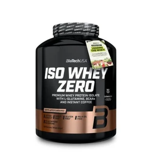Iso Whey Zero protéine en poudre, Caffe Latte, 1816 g, BioTechUSA