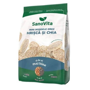 Mini-Reiskugeln mit Buchweizen und Chia-Sharing, 65 g, Sanovita