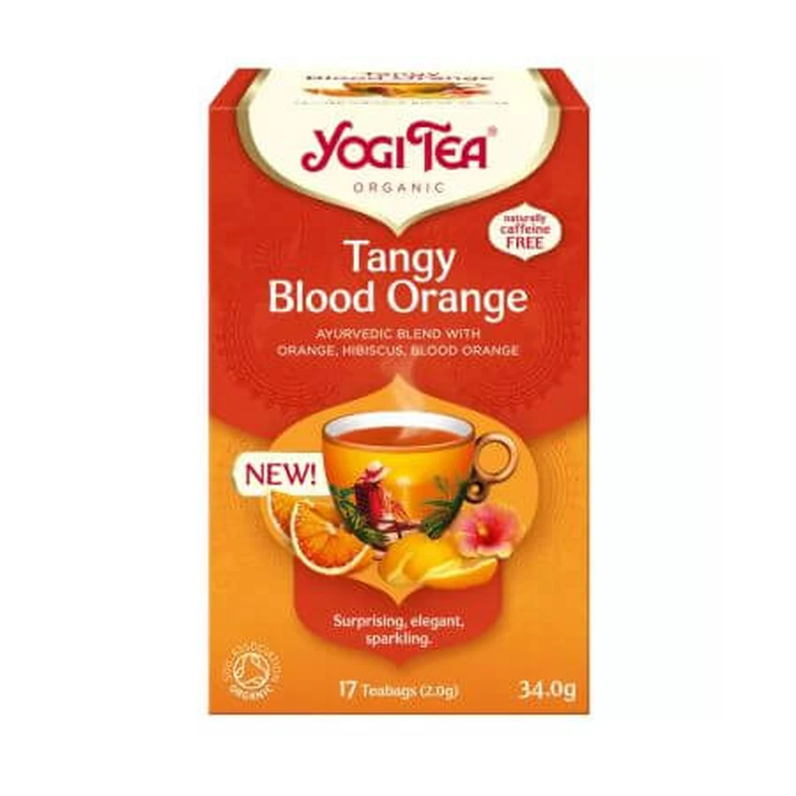 Roter Bio-Orangentee, 17 Beutel, Yogi
