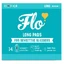 Serviettes absorbantes longues avec charbon actif pour l'incontinence urinaire, 14 pièces, Flo