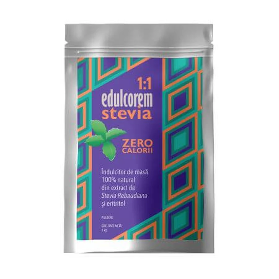 Edulcorant 1:1 Edulcorem Stevia, 1 kg, Remedia Laboratories