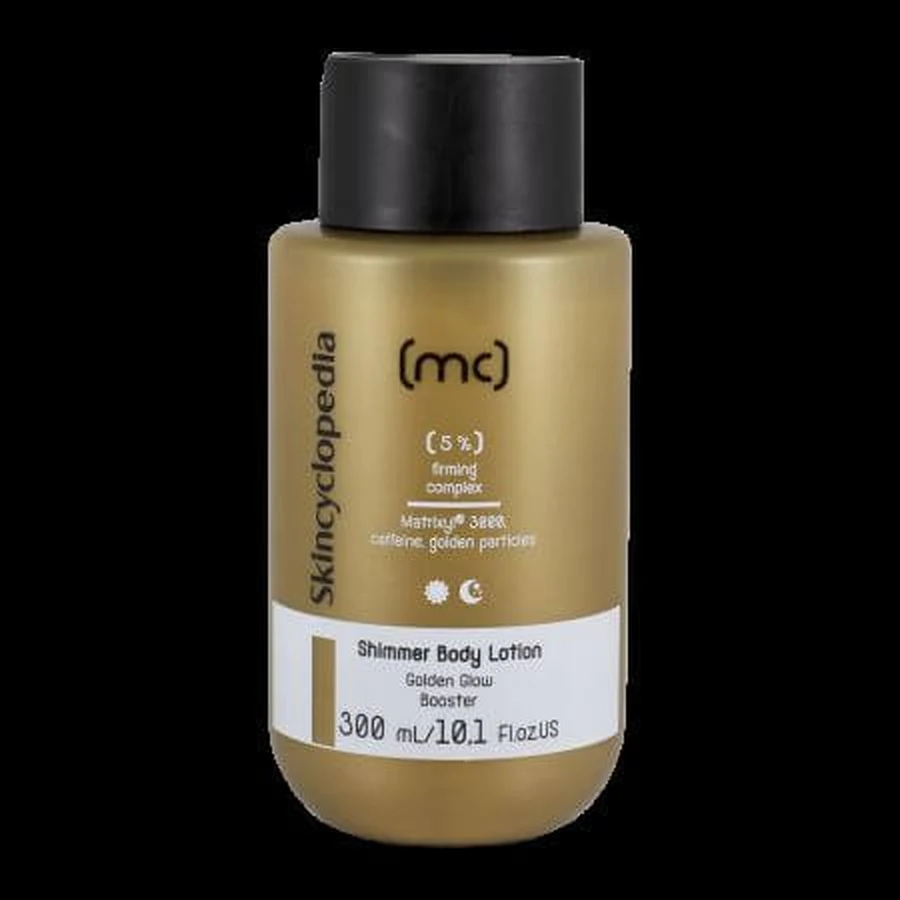 Loción corporal Shimmer 5% Complejo Reafirmante, 300 ml, Skincyclopedia