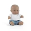 Muñeco bebé niño con camiseta blanca My Friends & Me, 21 cm, 10 meses+, Miniland
