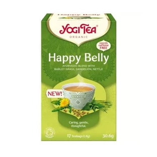 Té ecológico Happy Belly, 17 bolsitas, Yogi Tea