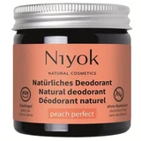 Desodorante natural en crema con sabor a melocotón, 40 ml, Niyok