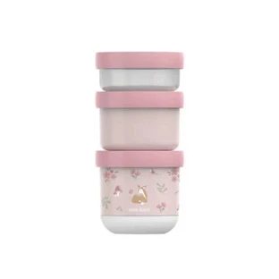 Set of 3 stackable saucepans Fairy Garden, Little Dutch