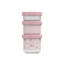 Set of 3 stackable saucepans Fairy Garden, Little Dutch