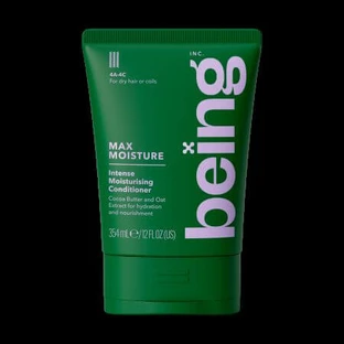Moisturizing conditioner for dry or very frizzy hair, Max Moisture, 354 ml, Being