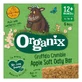 Organic wholegrain oat bars with apple, +12 months, 6 x 23 g, Organix