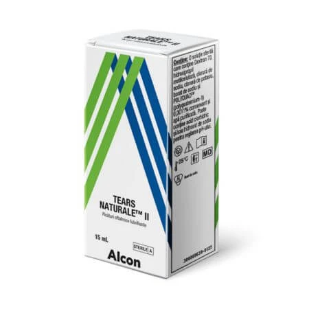 Lubricating eye drops, Natural Tears II, 15 ml, Alcon
