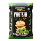 Protein crisps 38% with oregano and basil flavor, 50 g, Nature Tech