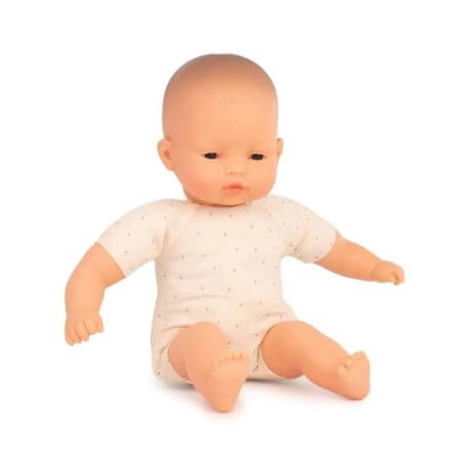 Puppe mit Körper Baby Asian Baby, 32 cm, Miniland