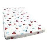 Fitted muslin sheet, 120 x 60 x 17cm, 1 piece, Baltic Bebe