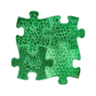 Fluorescent puzzle sensory orthopedic mat, Glows in the dark, 3 years+, Muffik