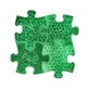 Fluorescent puzzle sensory orthopedic mat, Glows in the dark, 3 years+, Muffik