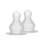 Set van 2 siliconen spenen, Fast Flow, Slabbetjes