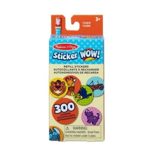 Pegatinas WOW!, Tigrisor, 3 años+, 300 piezas, Melissa & Doug