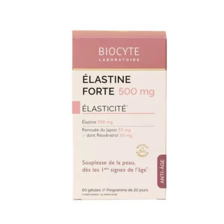 Elastin Forte, 500 mg, 60 capsules, Biocyte