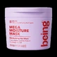 Mascarilla hidratante para rizos y cabellos muy encrespados, Mega Moisture, 354 ml, Ser