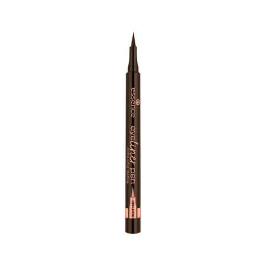 Extra long-wear eyelid liner, 020 Brown, 1 ml, Essence