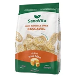 Mini redondeles de arroz con queso Sharing, 65 g, Sanovita