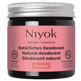 Desodorante y antitranspirante en crema natural con fragancias florales, 40 ml, Niyok