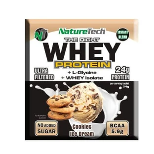 Proteinpulver 24g Mix Instant, Kekse, 34 g, Nature Tech