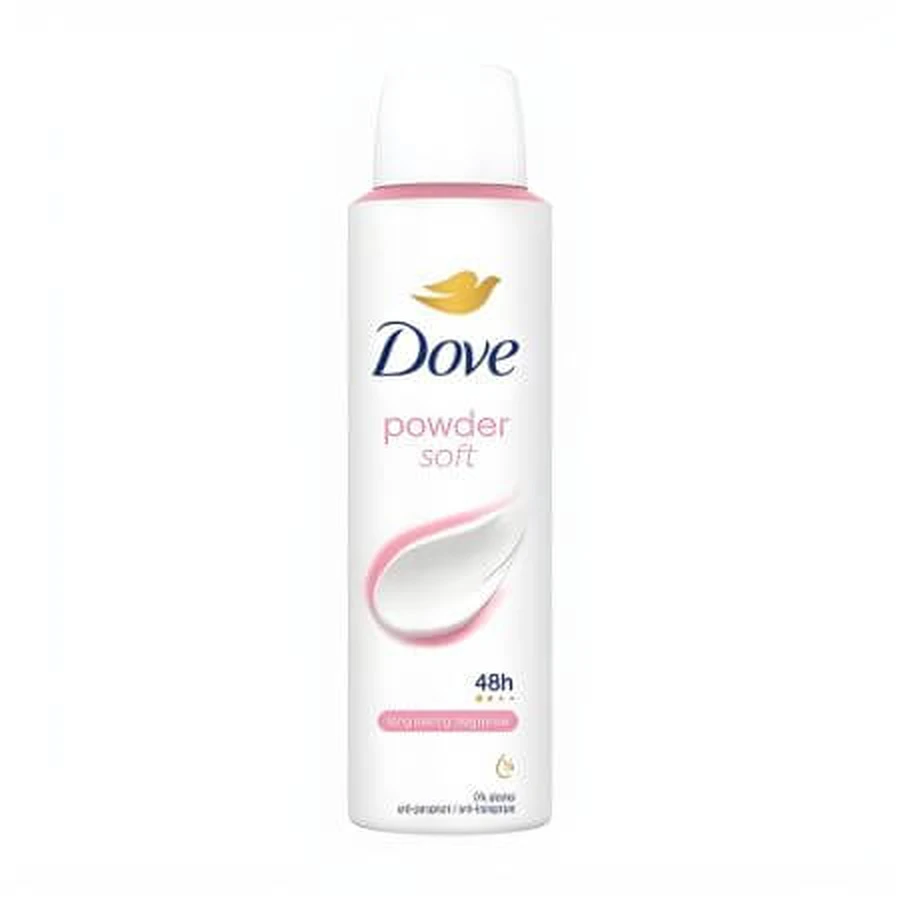 Desodorante en Spray Mujer, Polvo Suave, 150 ml, Dove