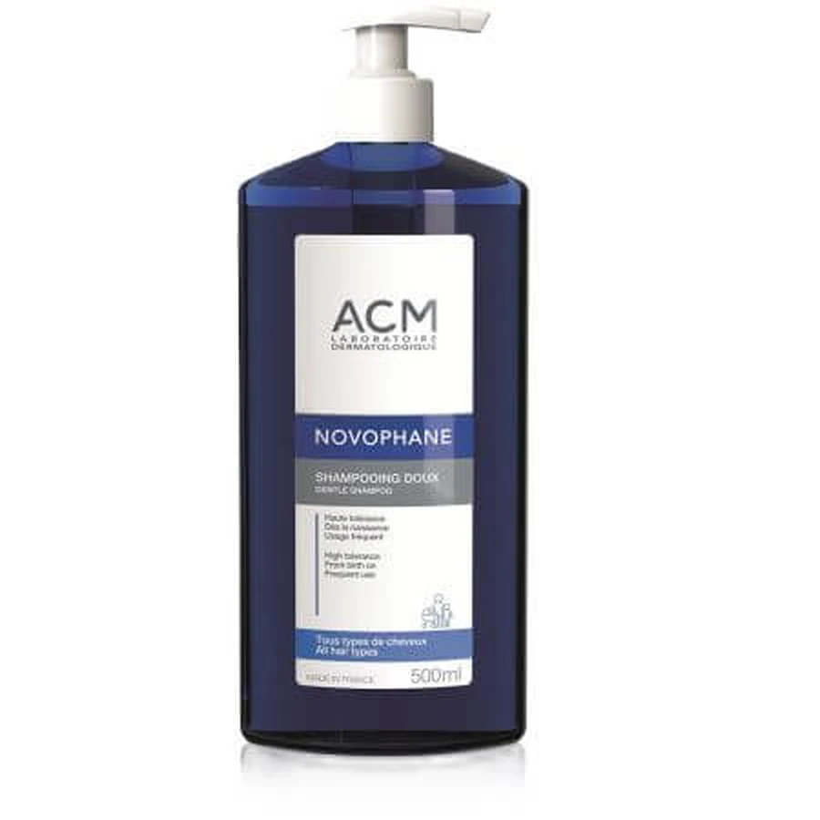 Sanftes Shampoo Novophane, 500 ml, ACM