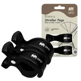 Multifunctionele clips voor kinderwagen, Zwart, 2 stuks, Sipo