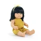 My Friends & Me, 38 cm, ab 10 Monaten, asiatische Mädchenpuppe in senfgelbem Overall, Miniland