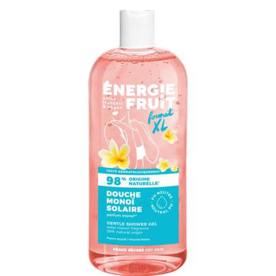 Hydraterende douchegel voor droge huid, Monoï-olie, 500 ml, Energie Fruit
