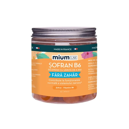 Gelées avec Sofran et extrait de B6, 4 ans+, 42 pièces, Mium Lab