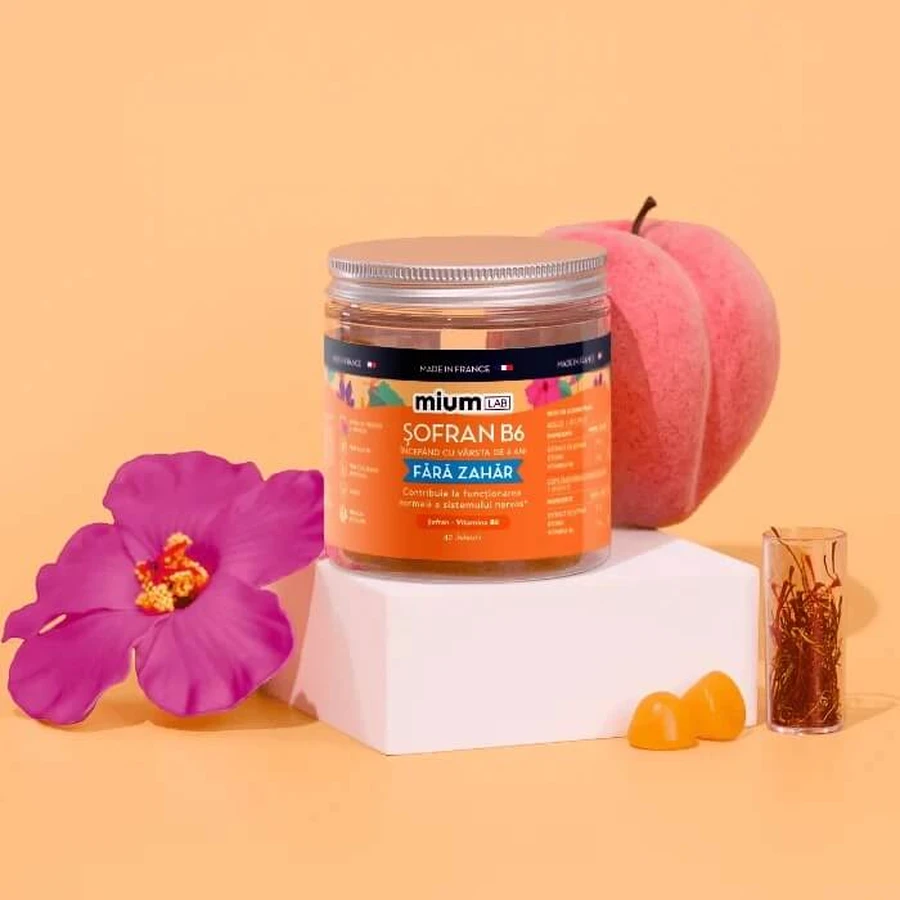 Gelées avec Sofran et extrait de B6, 4 ans+, 42 pièces, Mium Lab