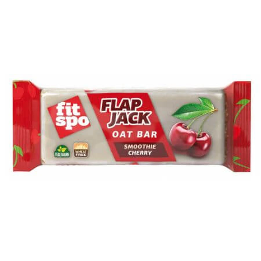 Flapjack Oat Flapjack, Cereza Smoothie, 90 g, FitSpo