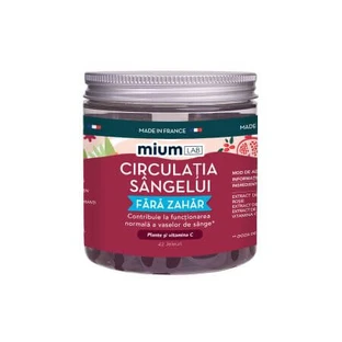 Kräutergelees mit Kräutern und Vitamin C, Blutkreislauf, 42 Stück, Mium Lab