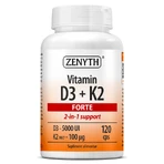 Vitamina D3+K2 Forte, 120 Kapseln, Zenyth