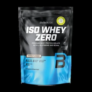 Isolat de protéines de lactosérum de qualité supérieure Iso Whey Zero, Tiramisu, 454 g, BioTechUSA
