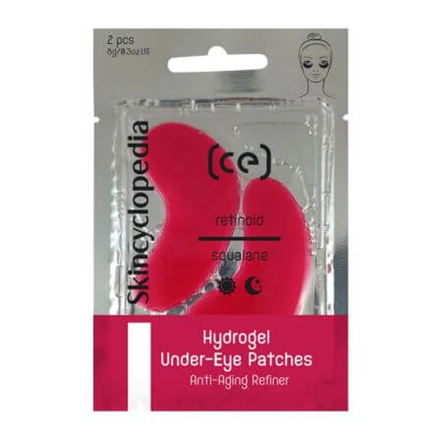 Hydrogel patches with Retinol, 2 pieces, Skincyclopedia