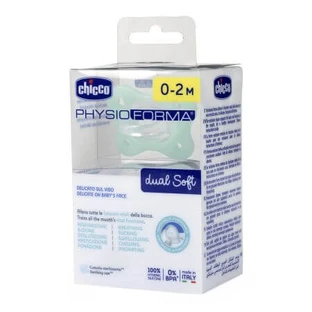 Anatomische fopspeen PhysioForma Dual Soft, Unisex, 0-2 maanden, 1 stuk, Chicco