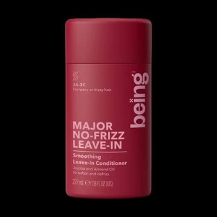 Leave-in conditioner for wavy or unruly hair, Major No Frizz, 227 ml, Being