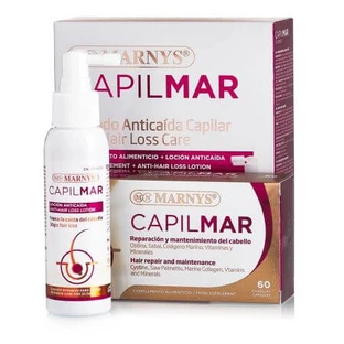 Pachet pentru par, Capilmar 60 capsule + Capilmar lotiune 100 ml, Marnys