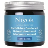 Desodorante natural en crema Océano Claro, 40 ml, Niyok