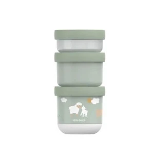 Juego de 3 macetas apilables Little Farm, Little Dutch